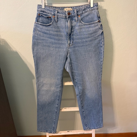 Madewell Denim - Madewell Light Blue The Curvy Perfect Vintage Jeans Size 30 Women High Rise